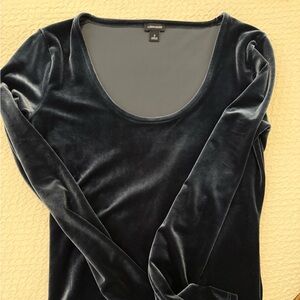 Navy Velvet Women's bodysuit